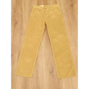 Levi's Women's 27x30 Low Pro Mid Rise Corduroy Pant Golden Brown NWT